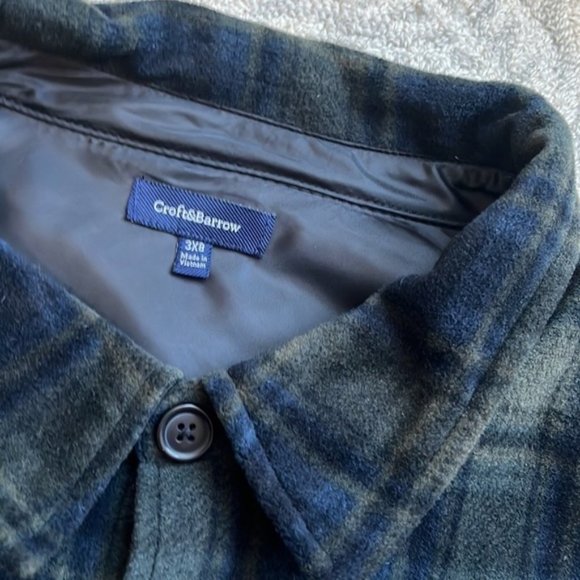 Mens Button Down Shirt Croft &Barrow 3X - Picture 4 of 7